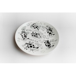 Porcelianinė lėkštelė desertams „Mažos sparnuotos karvytės“