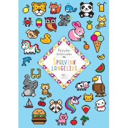 Spalvink langelius (-80 %)