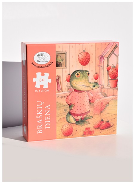 Dėlionė „Braškių diena“ Dėlionė „Braškių diena“