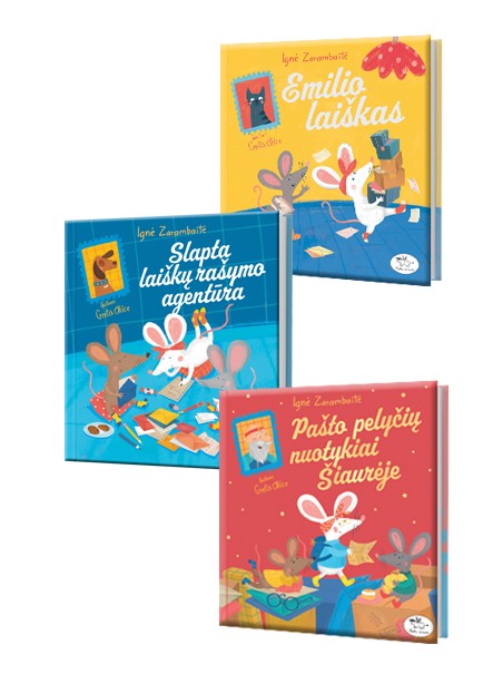 Knygų rinkinys „Pašto pelyčių nuotykiai“ (1-3 dalys) Knygų rinkinys „Pašto pelyčių nuotykiai“ (1-3 dalys)