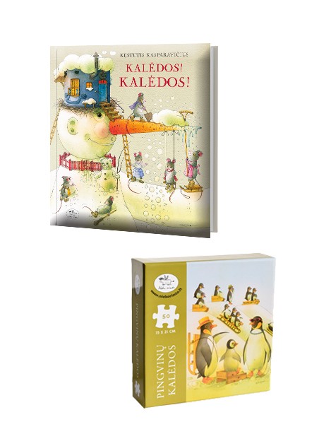Dovanų rinkinys „Pingvinų Kalėdos“ Dovanų rinkinys „Pingvinų Kalėdos“