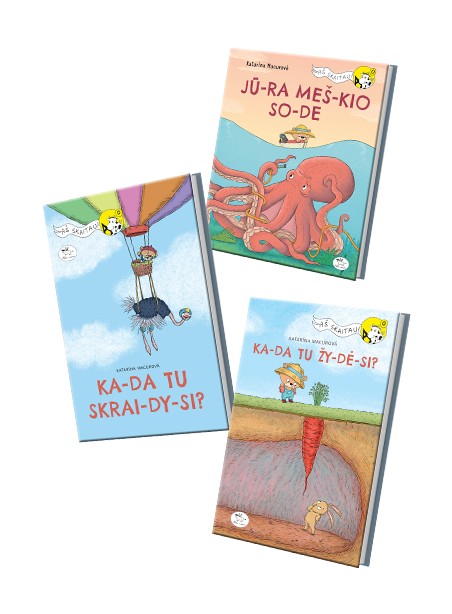 Knygų rinkinys „KA-DA TU SKAI-TY-SI?“ Knygų rinkinys „KA-DA TU SKAI-TY-SI?“