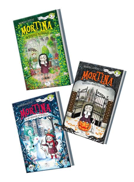 Knygų rinkinys „Draugystė su Mortina“ (1-3 dalys) Knygų rinkinys „Draugystė su Mortina“ (1-3 dalys)