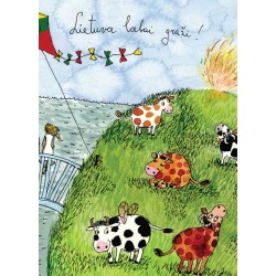 B54. Bloknotas „Lietuva labai graži“ (LAPAI SU TAŠKELIAIS)