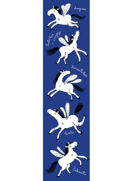 Skirtukas knygai „Linksmi pegasėliai“ Skirtukas knygai „Linksmi pegasėliai“