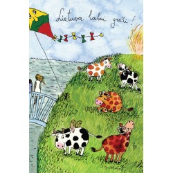 B63. Bloknotas „Lietuva labai graži“ (LAPAI SU TAŠKELIAIS)