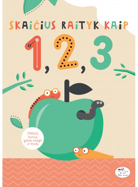 Skaičius raityk kaip 1, 2, 3 Skaičius raityk kaip 1, 2, 3