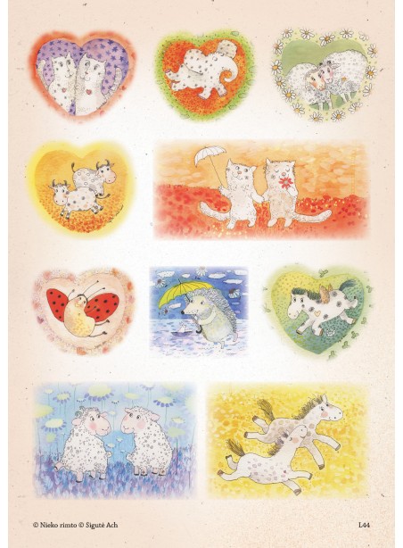 L44 Lipdukai su Sigutės Ach piešiniais