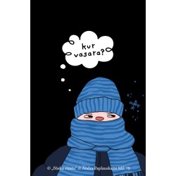 MZ78. Metalinis ženkliukas „Kur vasara?“