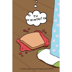 MZ81. Metalinis ženkliukas „Tu rimtai?“