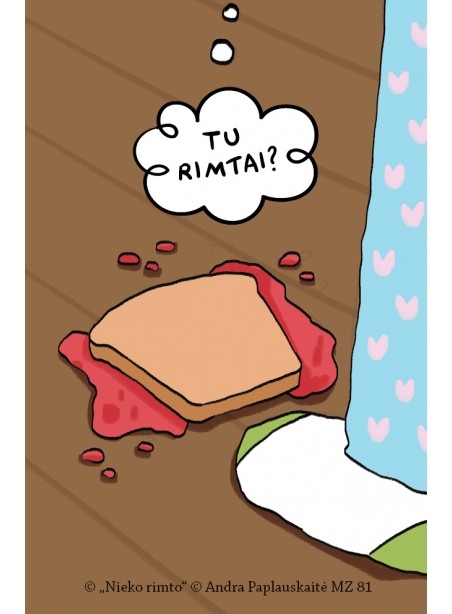 MZ81. Metalinis ženkliukas „Tu rimtai?“