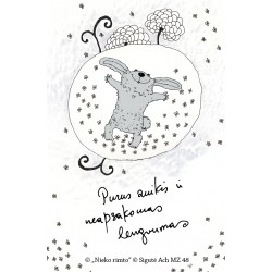 MZ48. Metalinis ženkliukas „Purus zuikis“