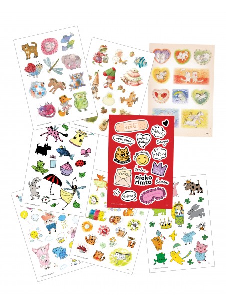 Dovanų rinkinys „Įvairūs lipdukai“