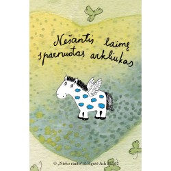 MZ62. Metalinis ženkliukas „Nešantis laimę sparnuotas arkliukas“