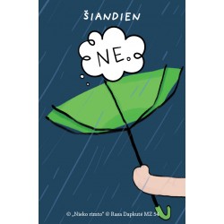 MZ54. Metalinis ženkliukas „Ne“