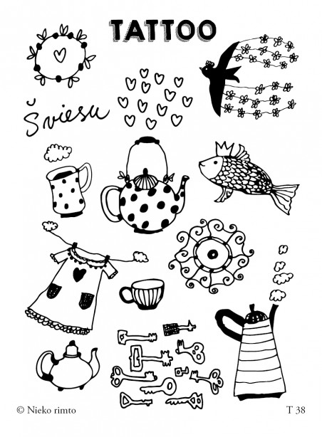 T38. Laikinos tatuiruotės „Šviesu“