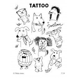 T39. Laikinos tatuiruotės „Švelnu“