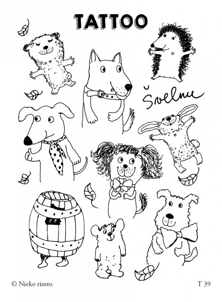 T39. Laikinos tatuiruotės „Švelnu“
