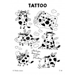 T48. Laikinos tatuiruotės „Sparnuotų karvučių meilė“