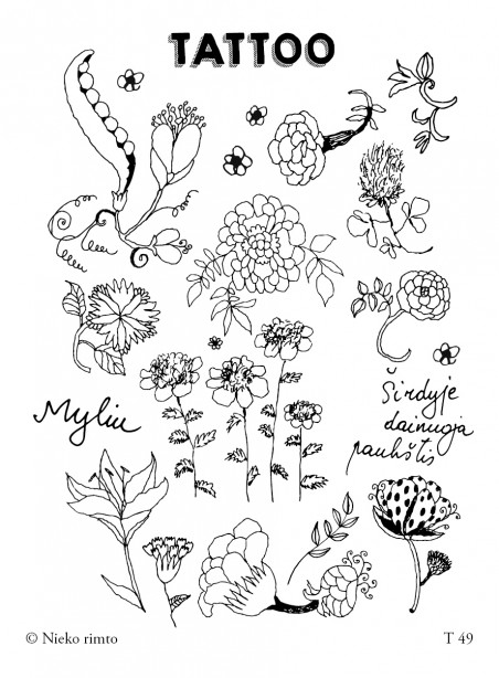 T49. Laikinos tatuiruotės „Širdyje dainuoja paukštis“
