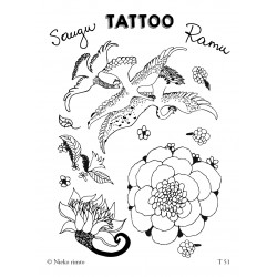 T51. Laikinos tatuiruotės „Ramybės glėbys“