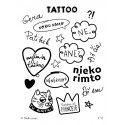 T52. Laikinos tatuiruotės „Myliu ir taškas“