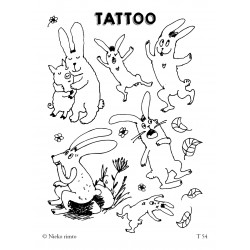 T54. Laikinos tatuiruotės „Zuikių diena“