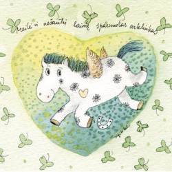 Meilė ir nešantis laimę sparnuotas arkliukas 