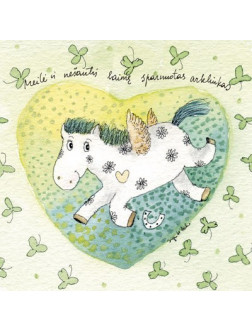 AK96 Meilė ir nešantis laimę sparnuotas arkliukas