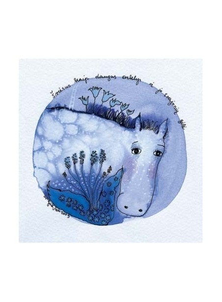 Šviesus kaip dangus arklys ir jo svajonių gėlė