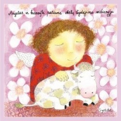 Angelas ir karvytė pačiame obelų žydėjimo viduryje